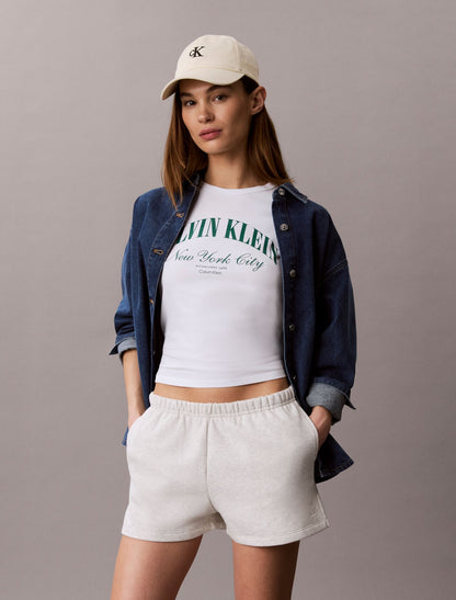 Archive Logo Fleece Shorts - Calvin Klein Women