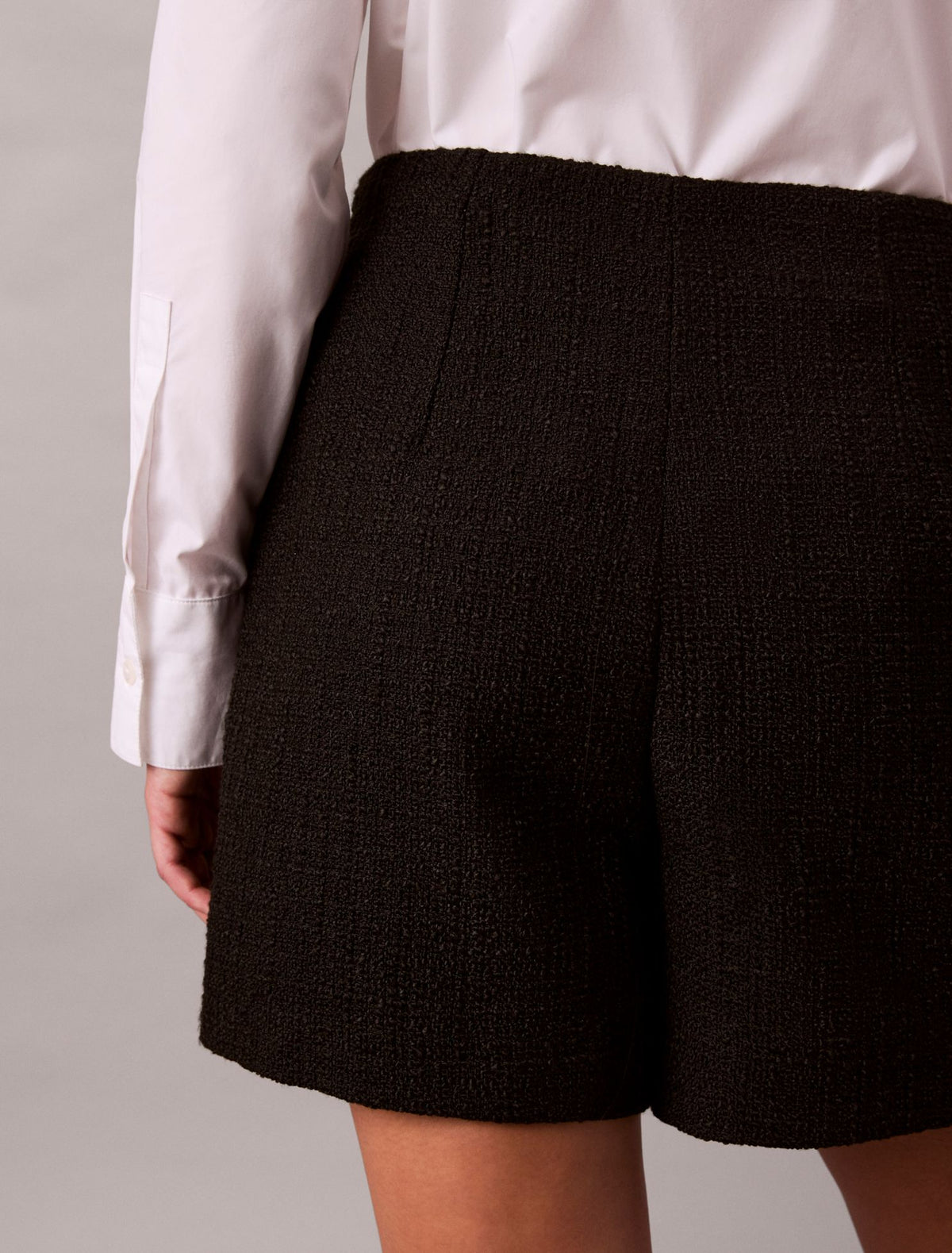 Tweed Tailored Shorts - Calvin Klein Women