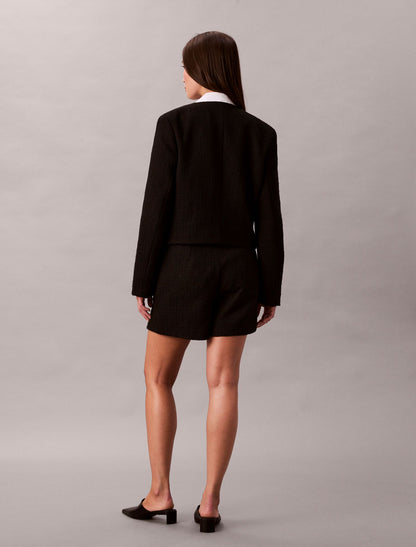 Tweed Tailored Shorts - Calvin Klein Women