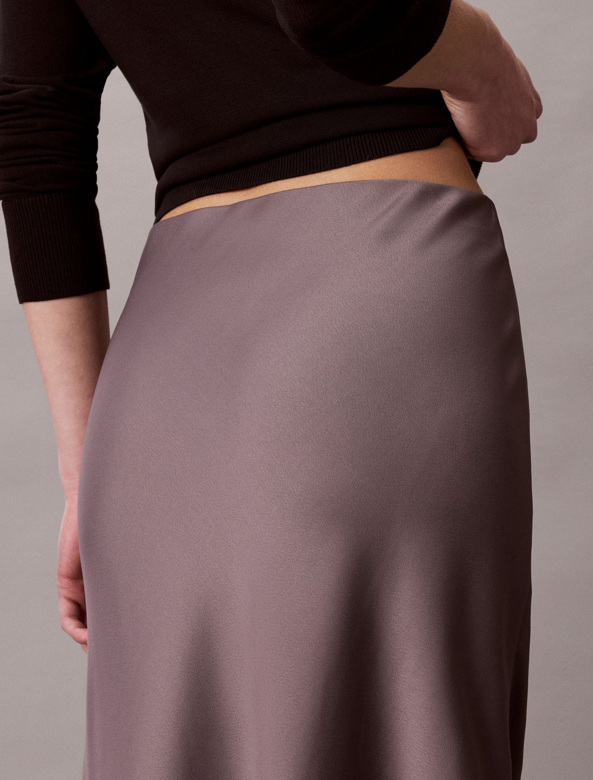 Satin Midi Skirt - Calvin Klein Women