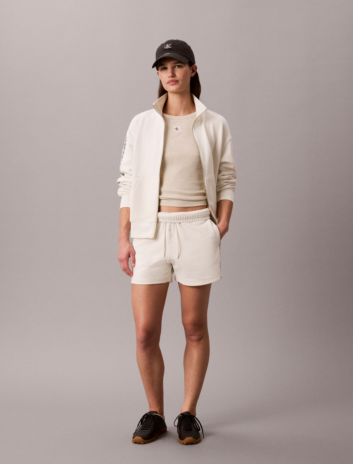 Logo Tape Terry Shorts - Calvin Klein Women