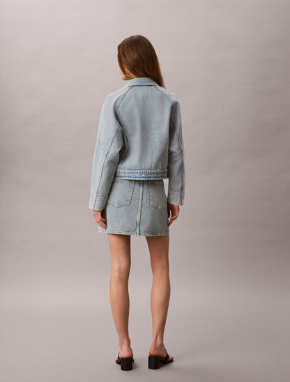 Denim Logo Mini Skirt - Calvin Klein Women