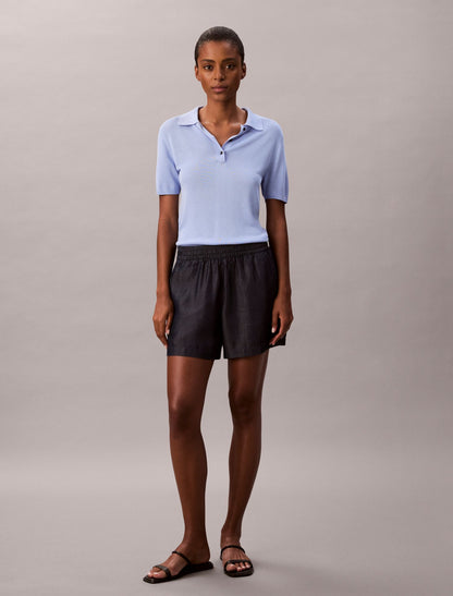 Denim Pull-On Shorts - Calvin Klein Women