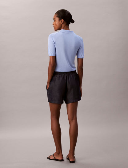 Denim Pull-On Shorts - Calvin Klein Women