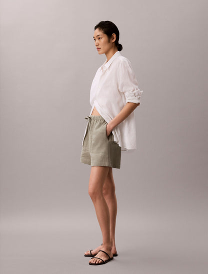 Double Gauze Pull-On Shorts - Calvin Klein Women