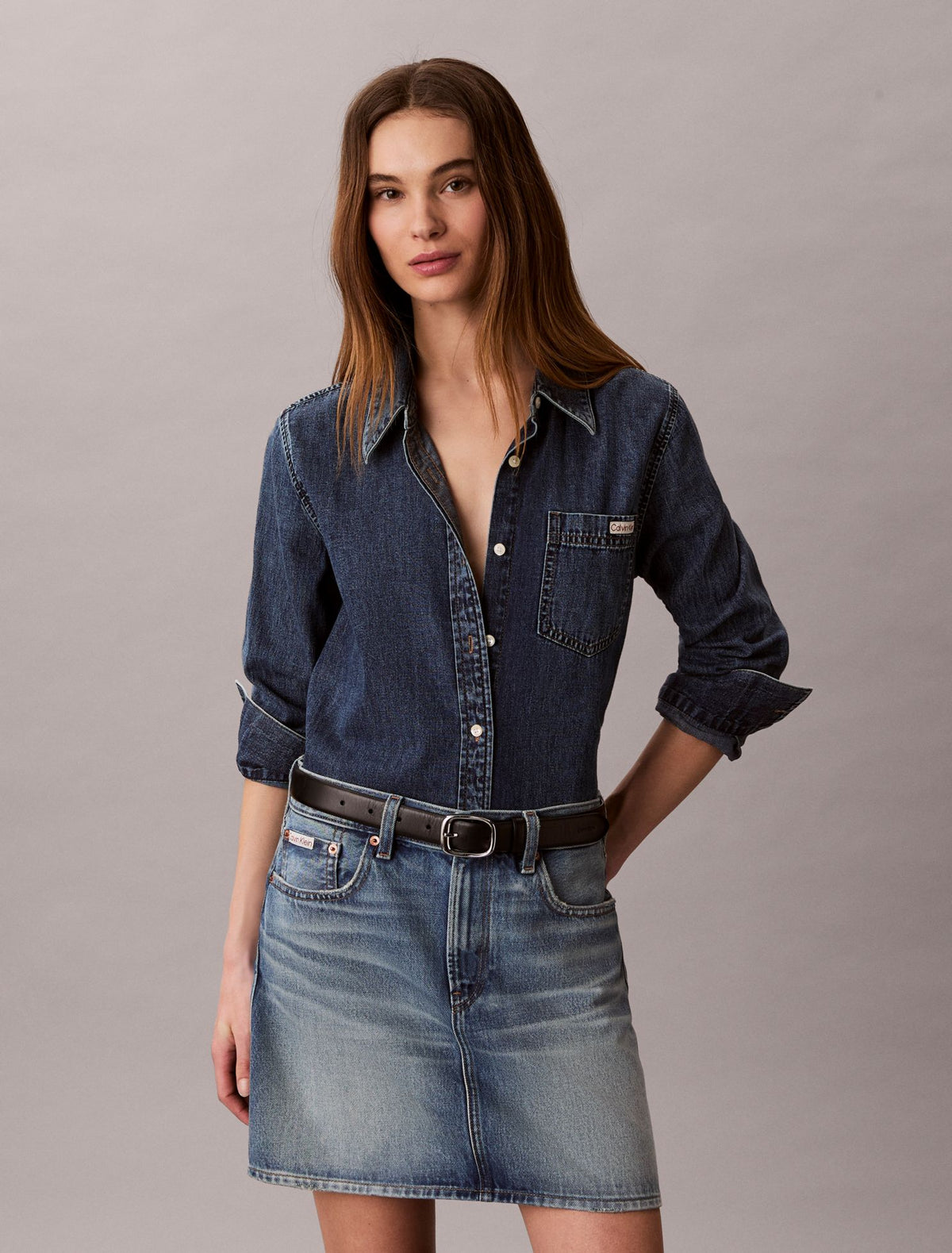 90s Mini Skirt - Calvin Klein Women