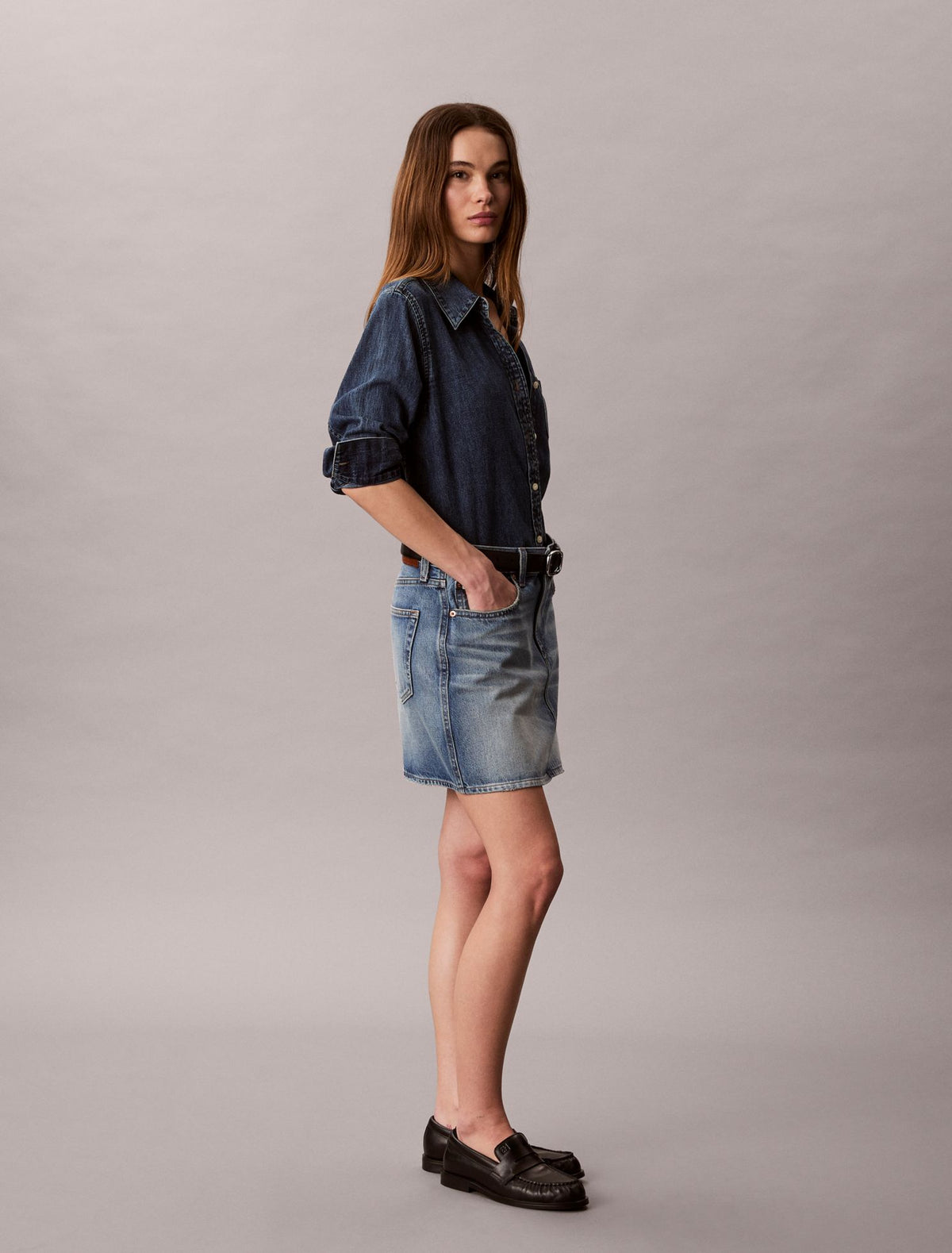 90s Mini Skirt - Calvin Klein Women