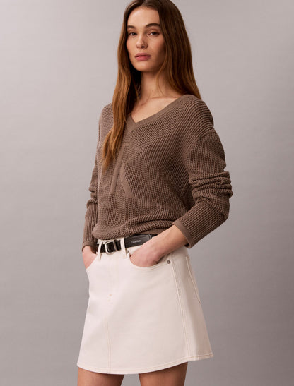 90s Mini Skirt - Calvin Klein Women