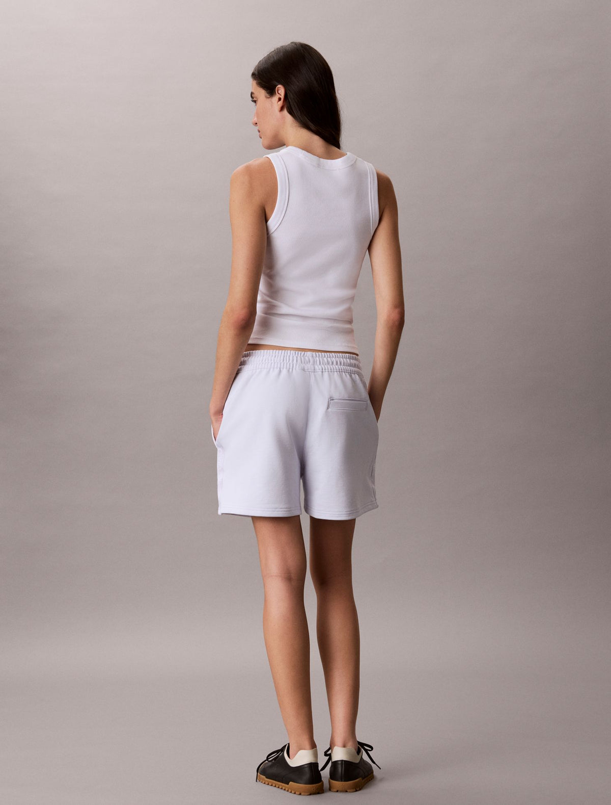 Logo Tape Terry Shorts - Calvin Klein Women