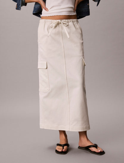 Cotton Twill Cargo Skirt - Calvin Klein Women