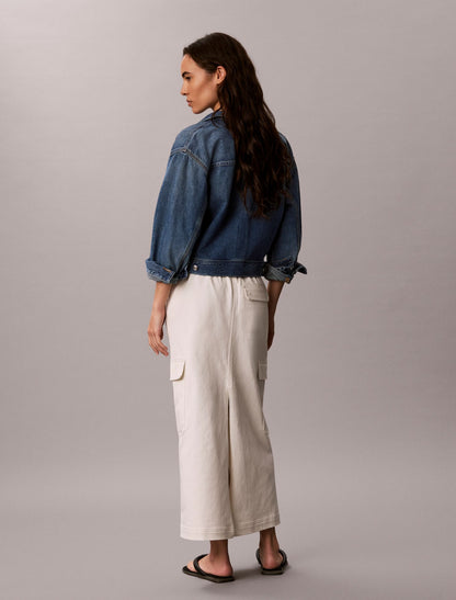 Cotton Twill Cargo Skirt - Calvin Klein Women