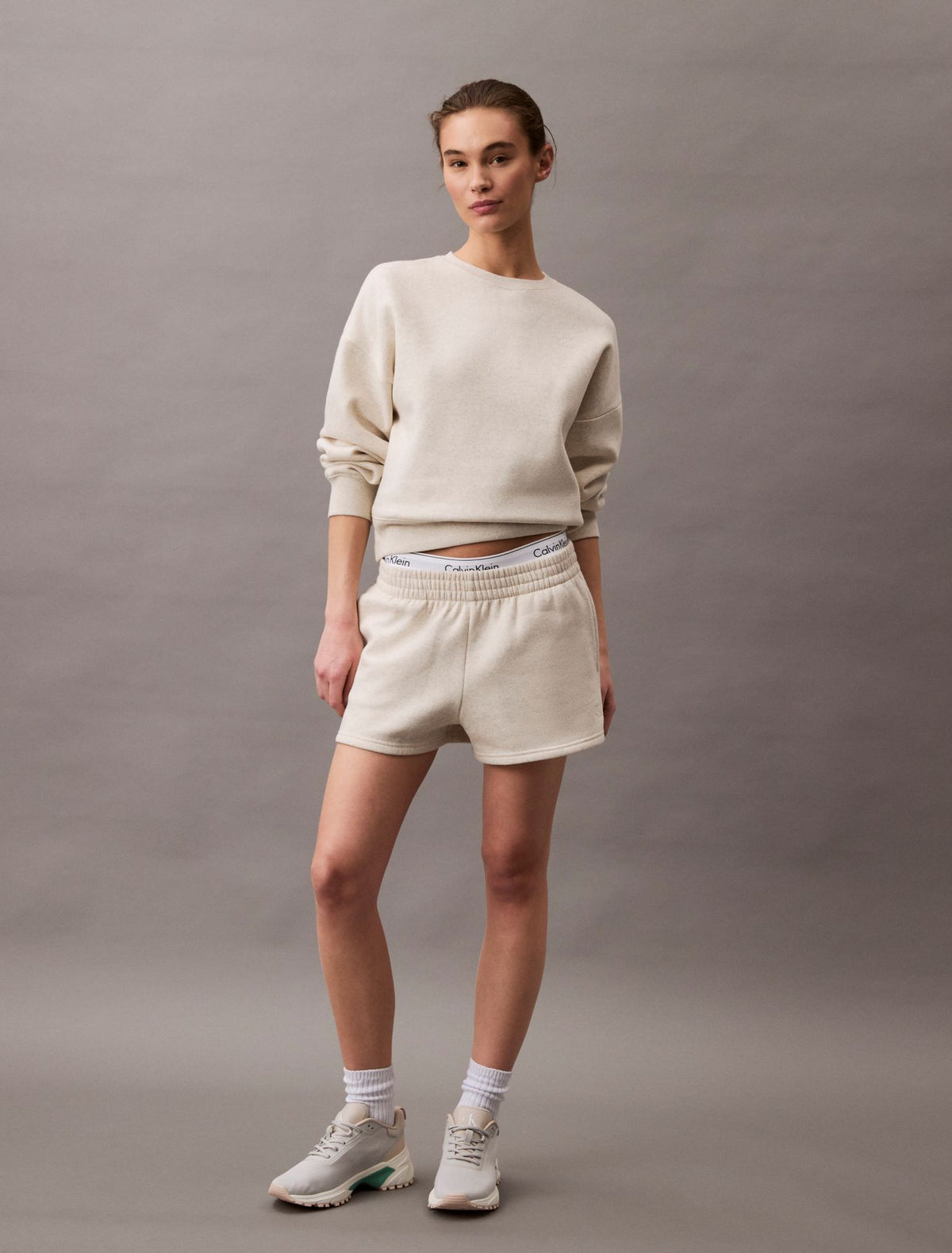 Archive Logo Fleece Shorts - Calvin Klein Women