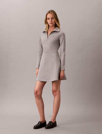 Interlock Half Zip Dress - Calvin Klein Women