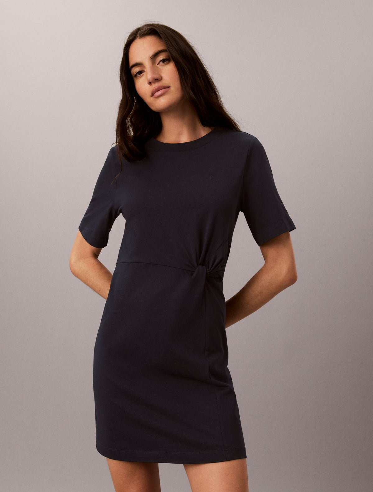 Monogram Mini T-Shirt Dress - Calvin Klein Women