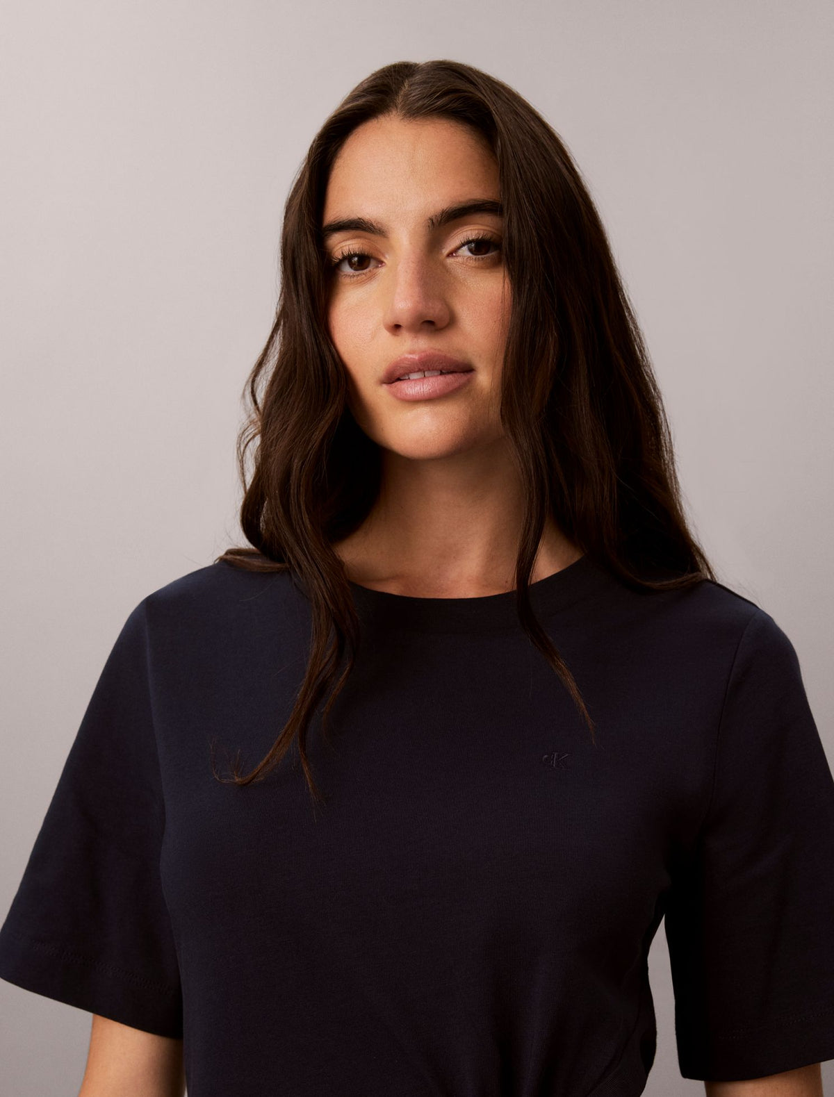 Monogram Mini T-Shirt Dress - Calvin Klein Women