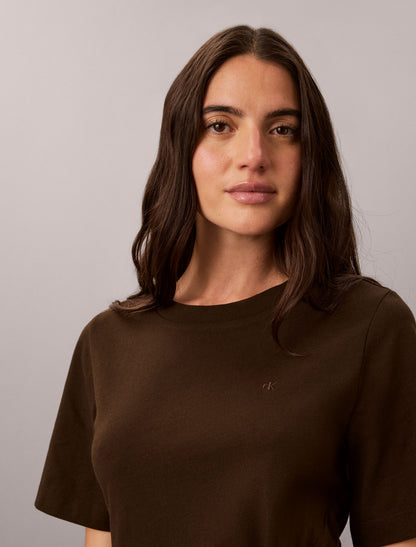 Monogram Mini T-Shirt Dress - Calvin Klein Women