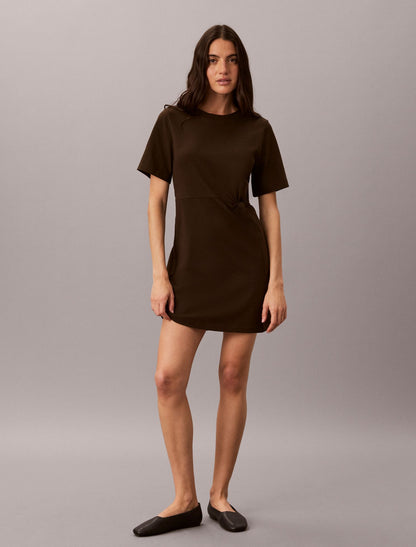 Monogram Mini T-Shirt Dress - Calvin Klein Women