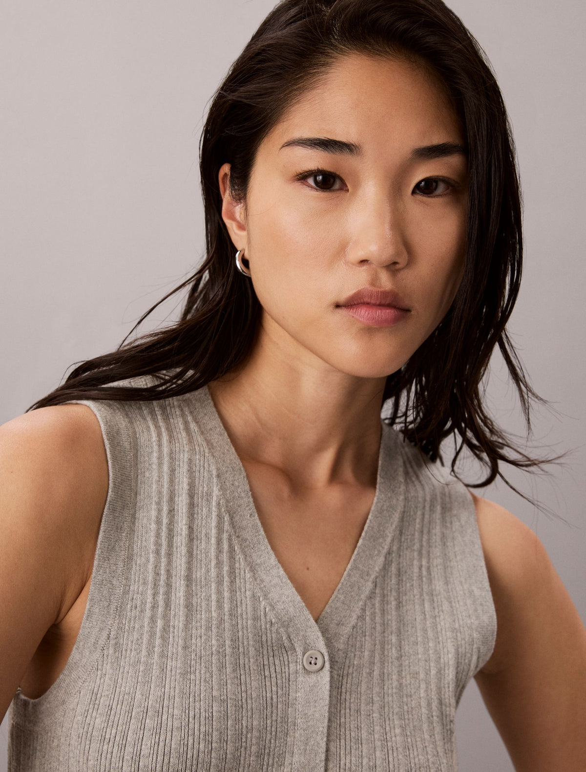 Smooth Cotton Midi Dress - Calvin Klein Women