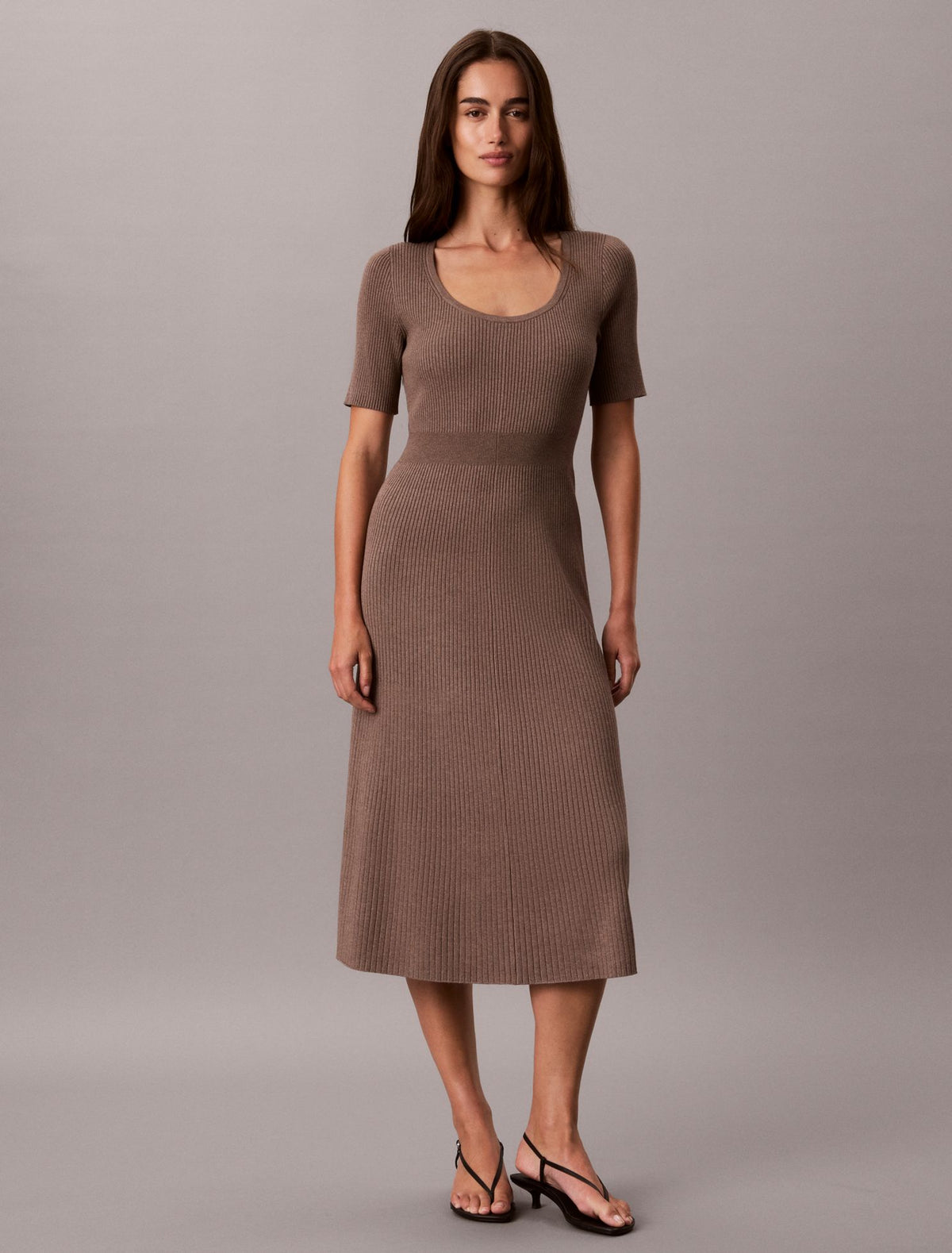 Tech Knit Midi Dress - Calvin Klein Women