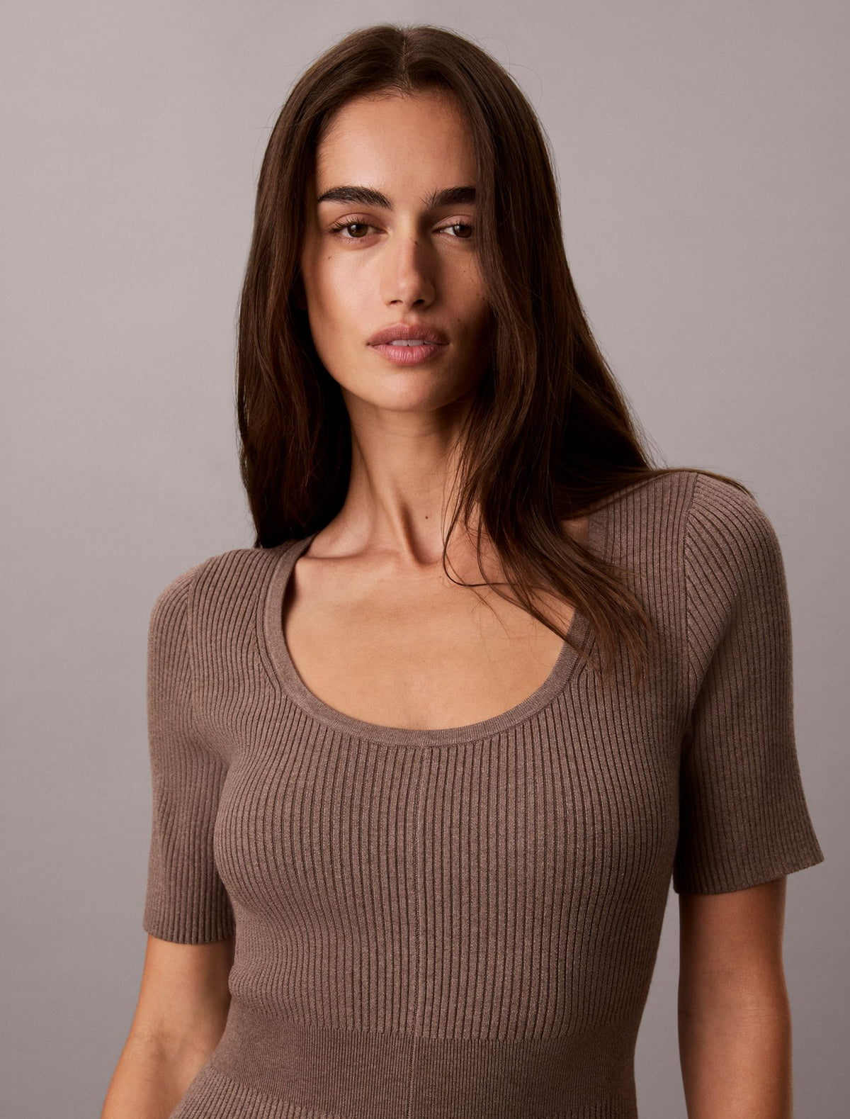 Tech Knit Midi Dress - Calvin Klein Women