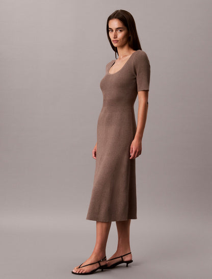 Tech Knit Midi Dress - Calvin Klein Women