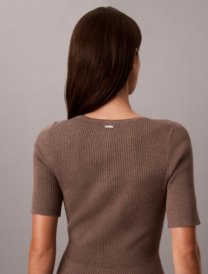 Tech Knit Midi Dress - Calvin Klein Women