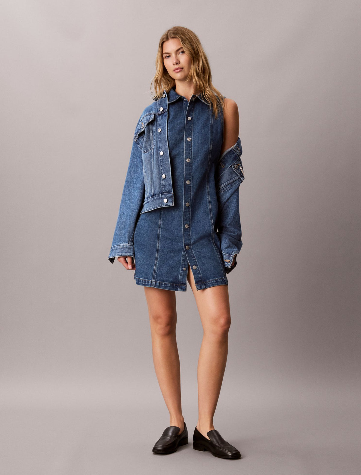Denim Mini Dress - Calvin Klein Women