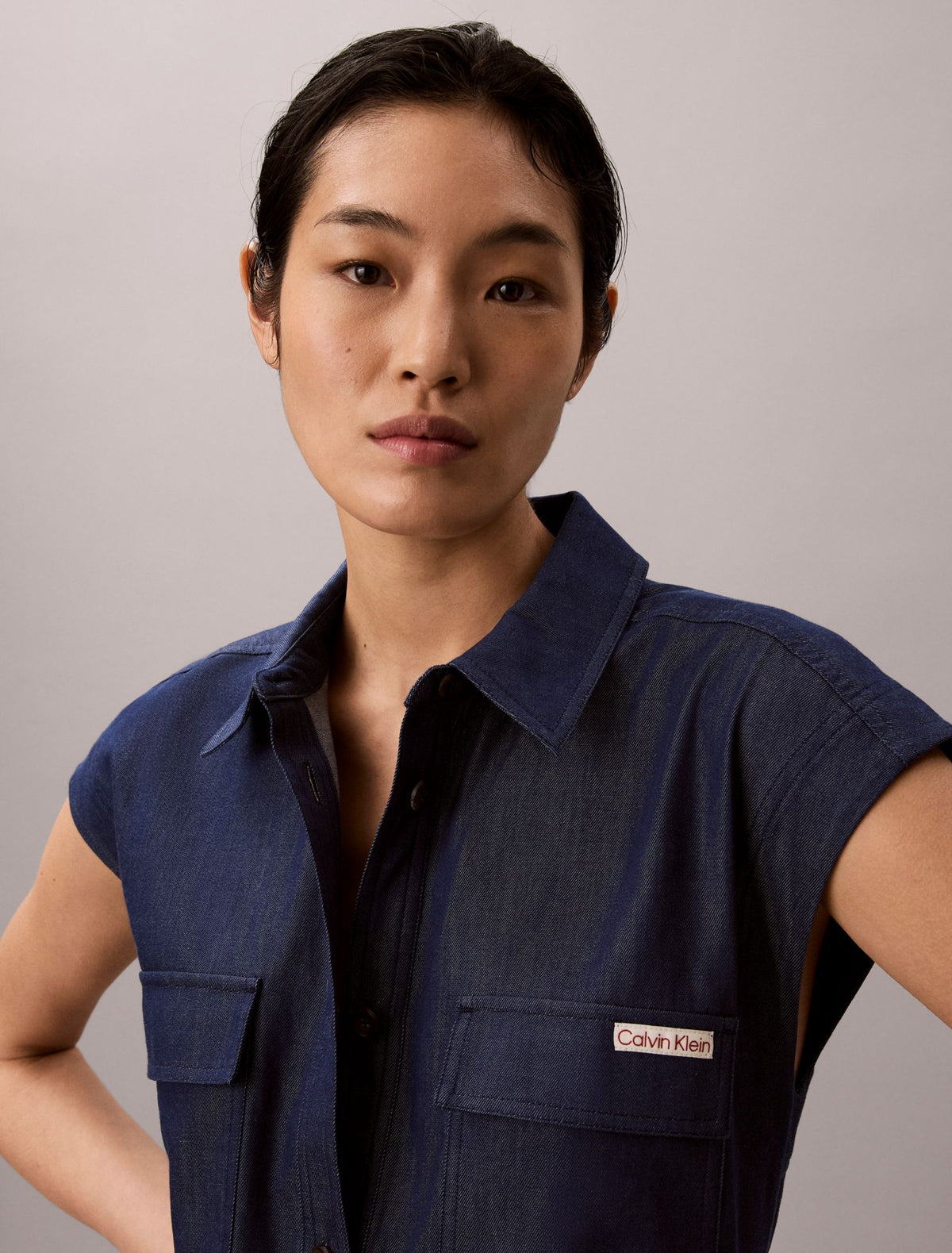 Utility Shirt Dress - Calvin Klein Women