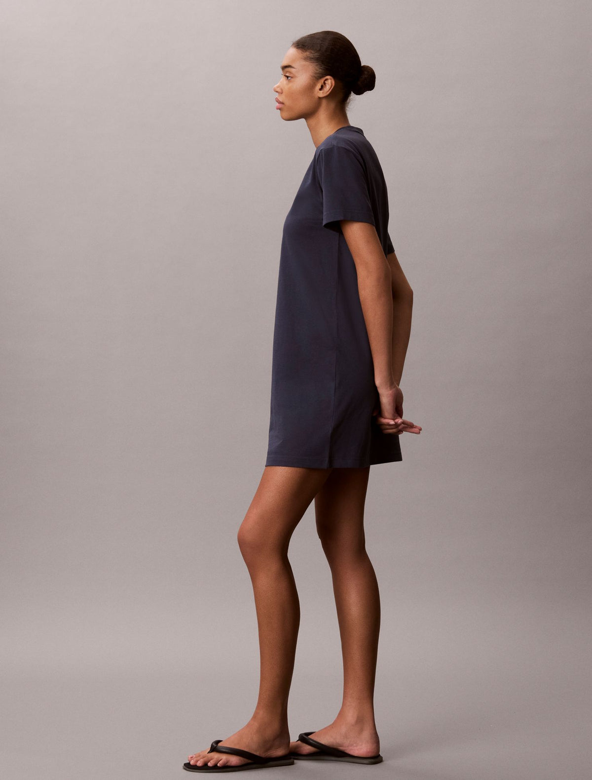 Floral Graphic Mini T-Shirt Dress - Calvin Klein Women