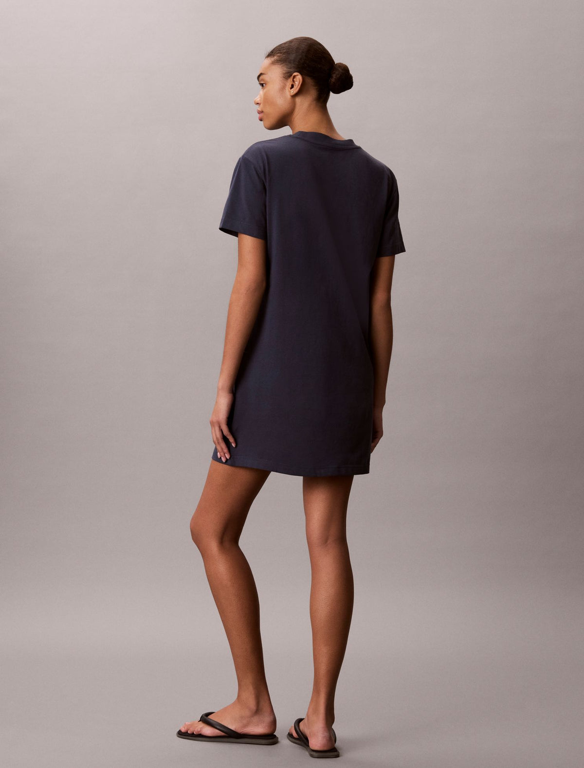 Floral Graphic Mini T-Shirt Dress - Calvin Klein Women