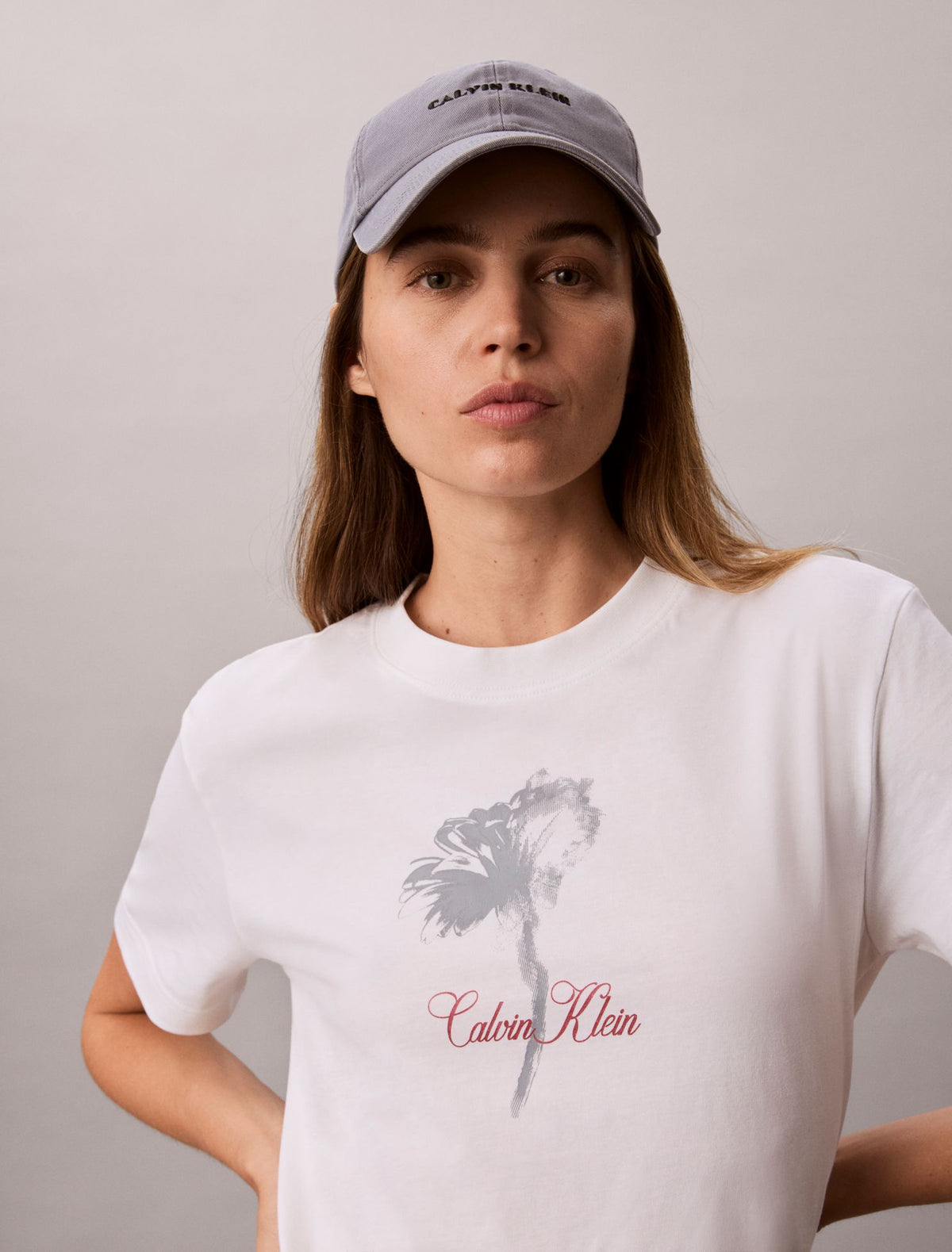 Floral Graphic Mini T-Shirt Dress - Calvin Klein Women