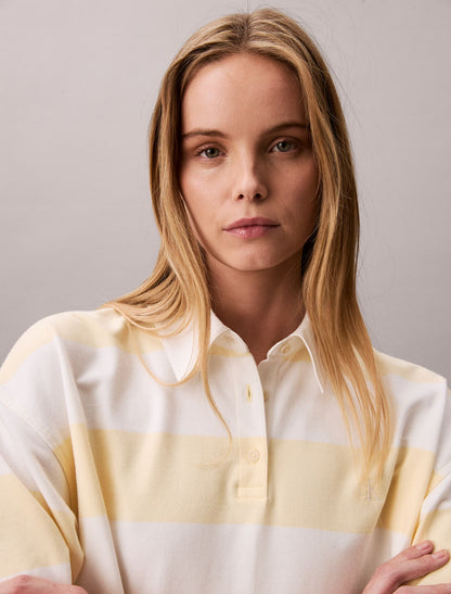 Varsity Stripe Mini Polo Dress - Calvin Klein Women