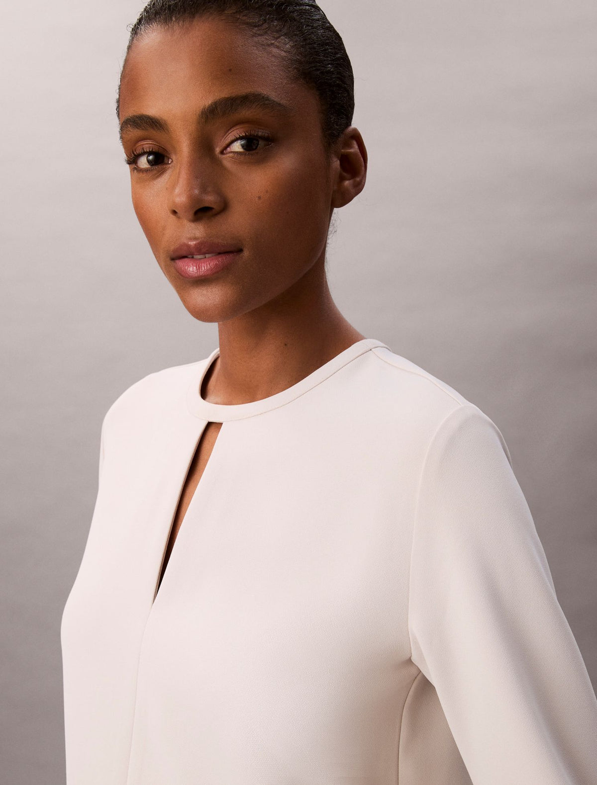 Crepe Tailored Mini Dress - Calvin Klein Women