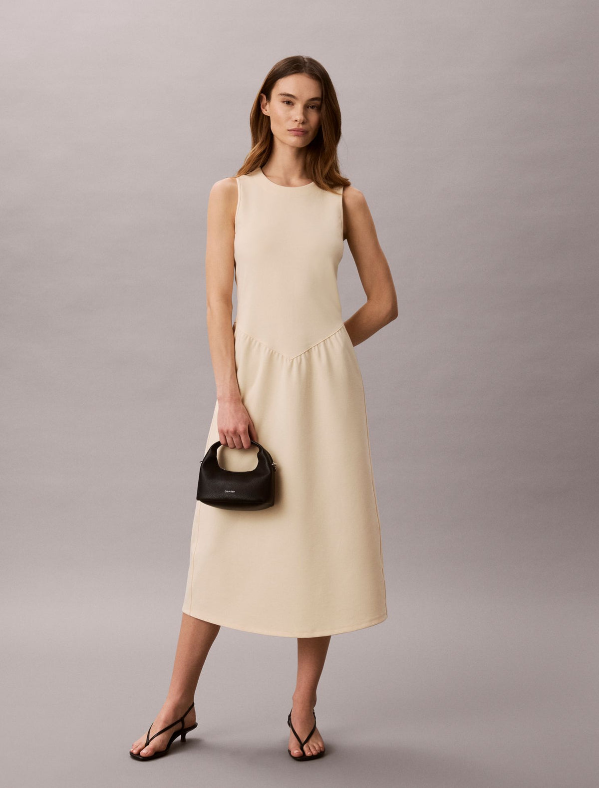 Flared Midi Dress - Calvin Klein Women