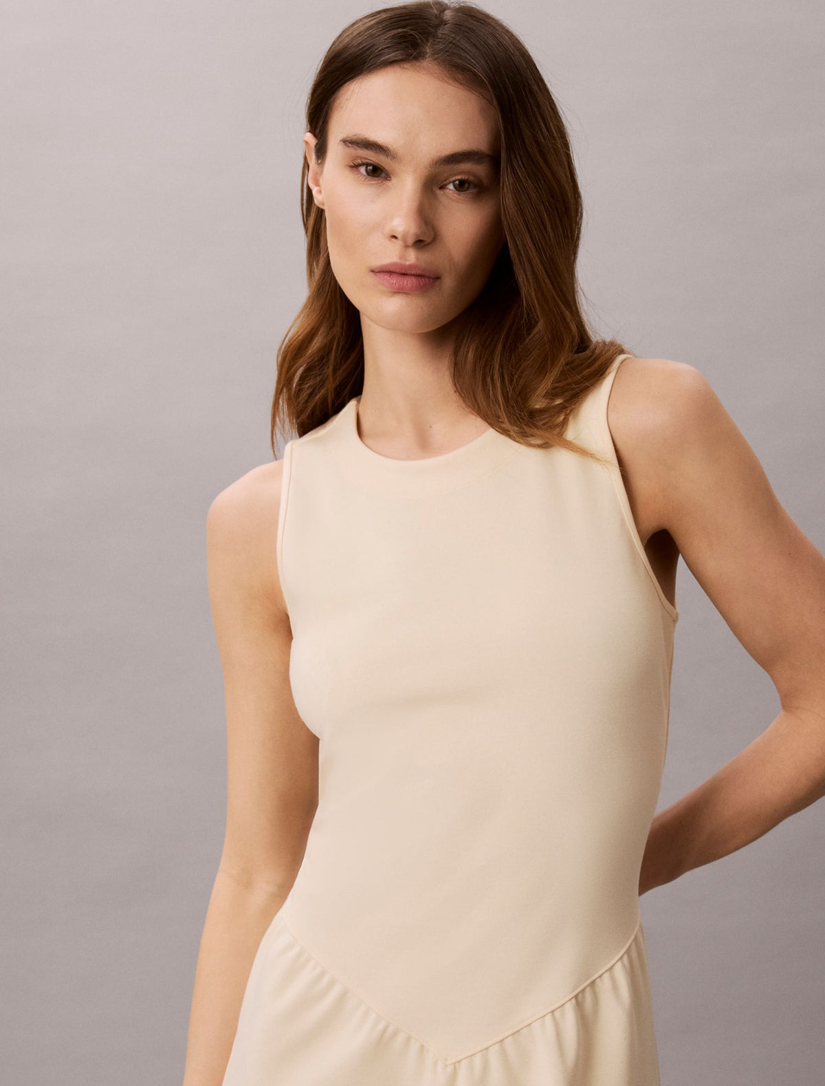 Flared Midi Dress - Calvin Klein Women