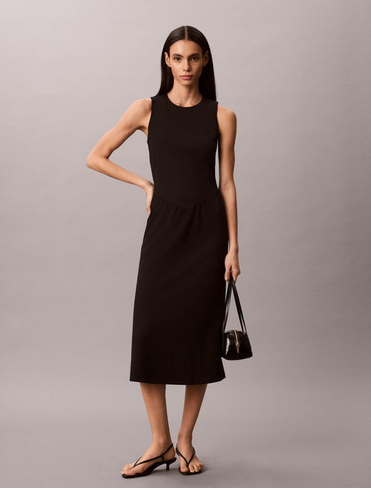 Flared Midi Dress - Calvin Klein Women