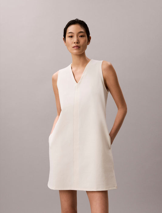 Interlock V-Neck Mini Dress - Calvin Klein Women