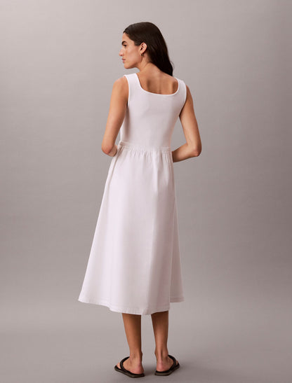 Gathered Midi Dress - Calvin Klein Women