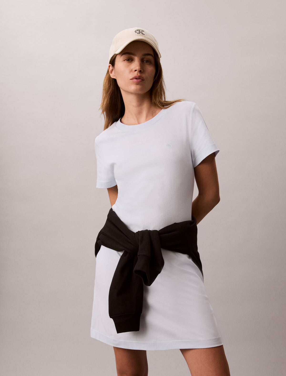 Monogram Mini T-Shirt Dress - Calvin Klein Women