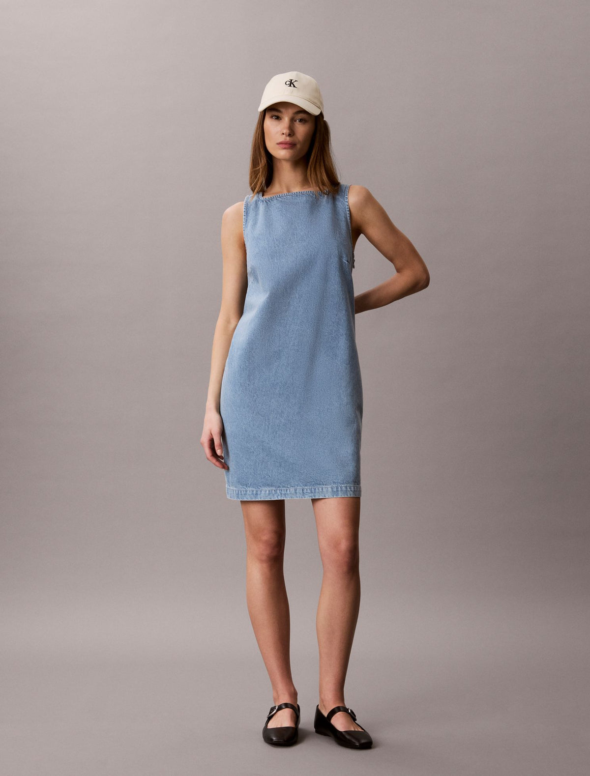 Denim Shift Dress - Calvin Klein Women