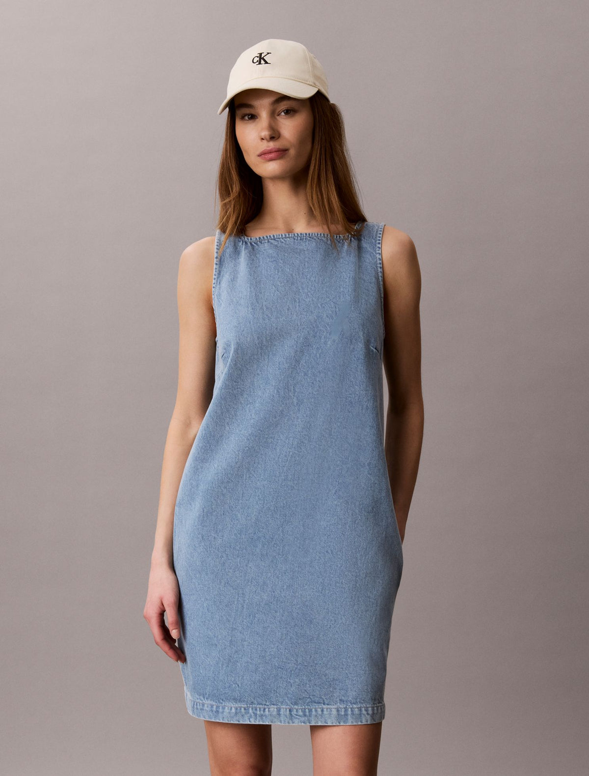 Denim Shift Dress - Calvin Klein Women