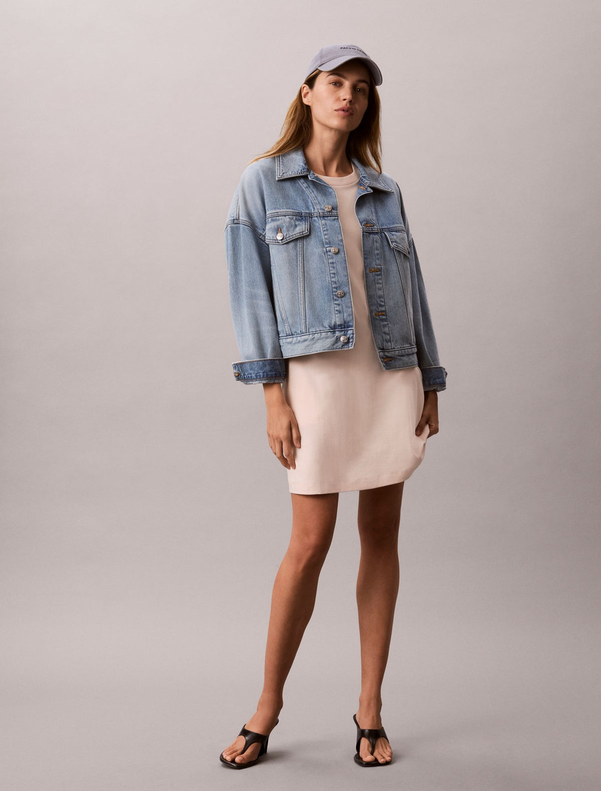 Monogram Mini T-Shirt Dress - Calvin Klein Women