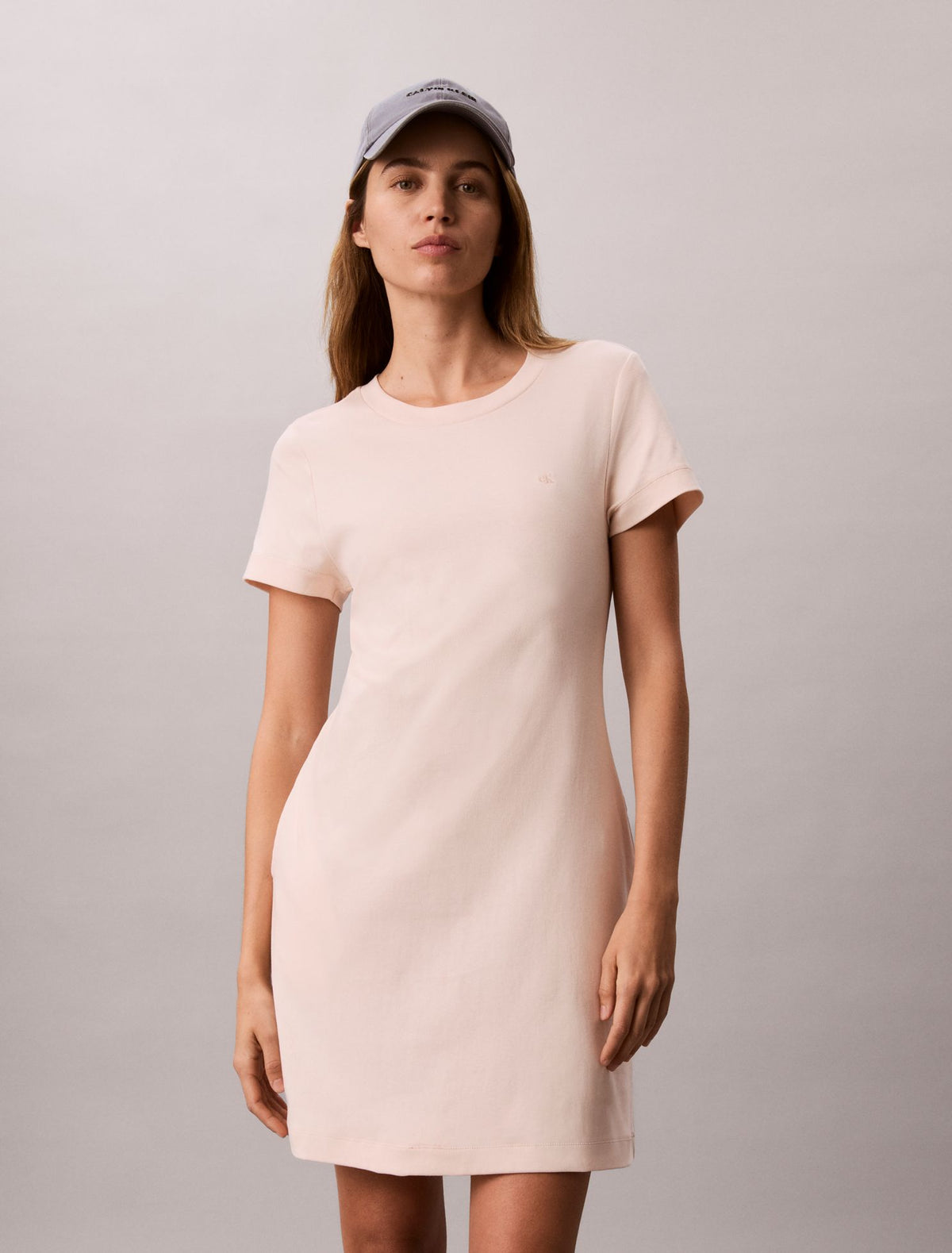 Monogram Mini T-Shirt Dress - Calvin Klein Women