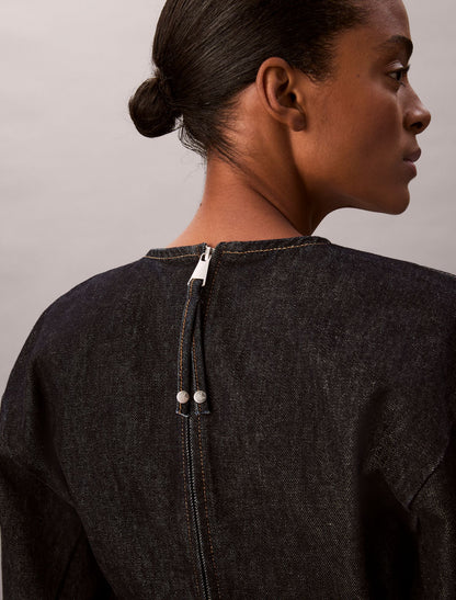 Denim Articulated Mini Dress - Calvin Klein Women