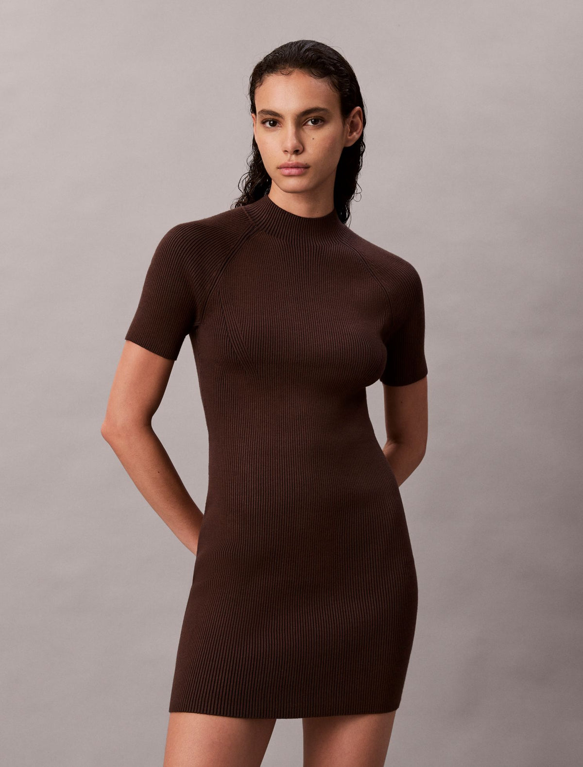 Tech Knit Mini Dress - Calvin Klein Women