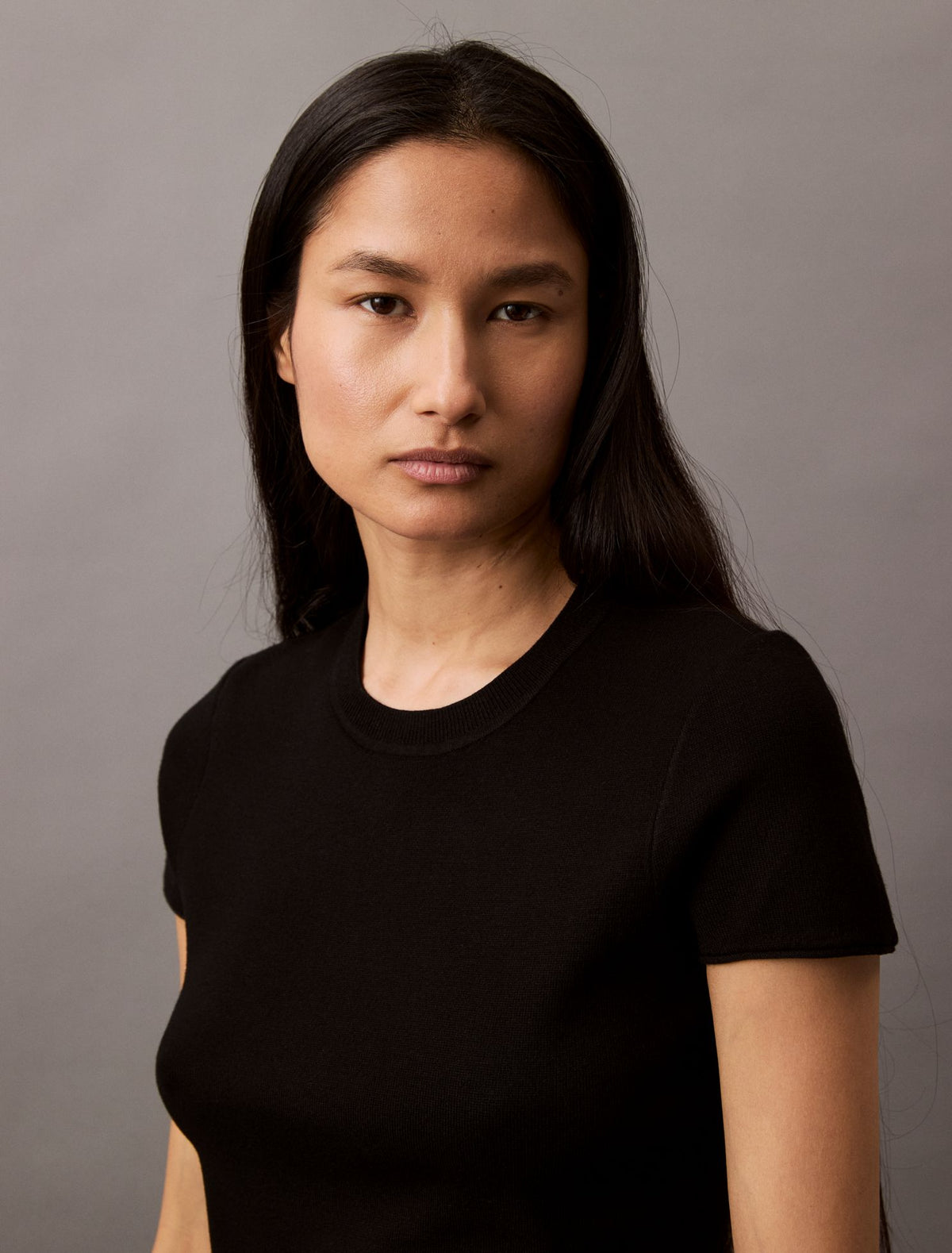 Tech Knit Short Sleeve Dress - Calvin Klein Women
