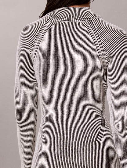 Monogram Graphic Rib Mini Dress - Calvin Klein Women