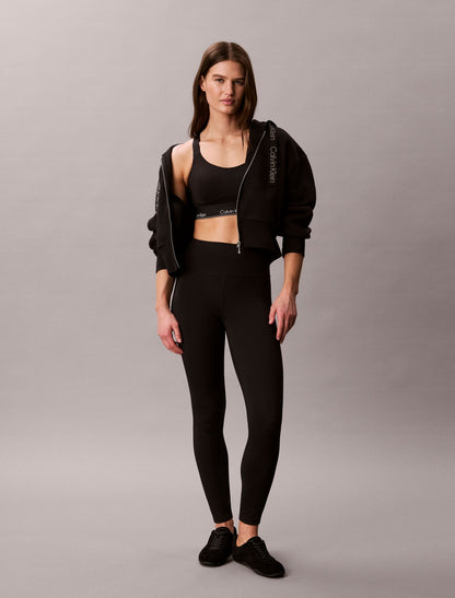 Logo Tape Fleece Hoodie - Calvin Klein Women