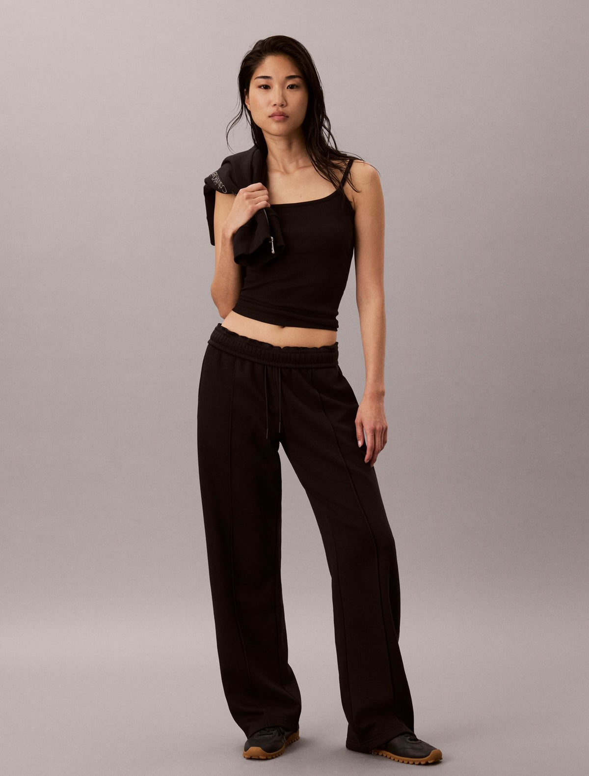 Logo Tape Fleece Sweatpants - Calvin Klein Women