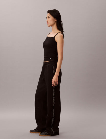 Logo Tape Fleece Sweatpants - Calvin Klein Women